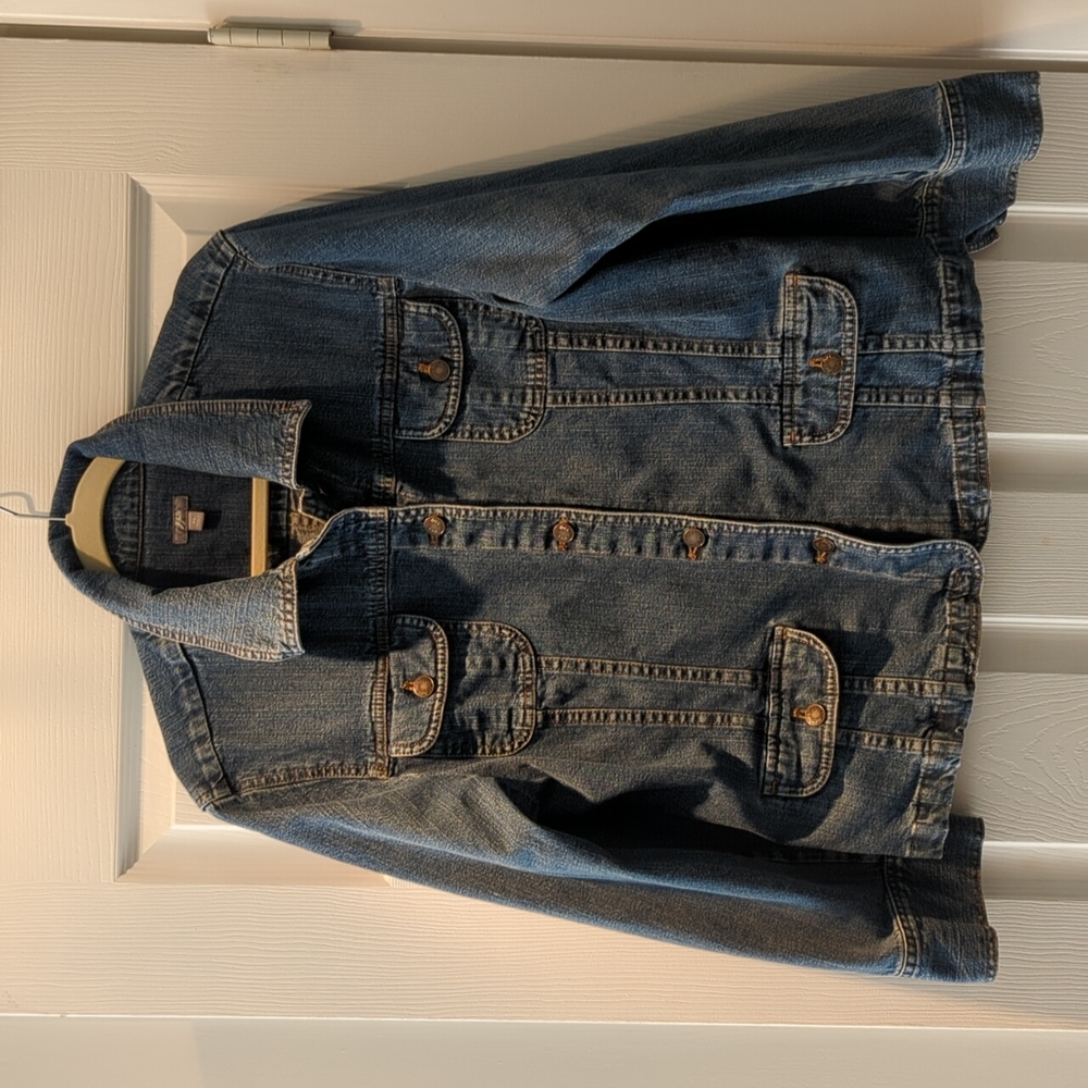 Ladies J Jill Jean Jacket